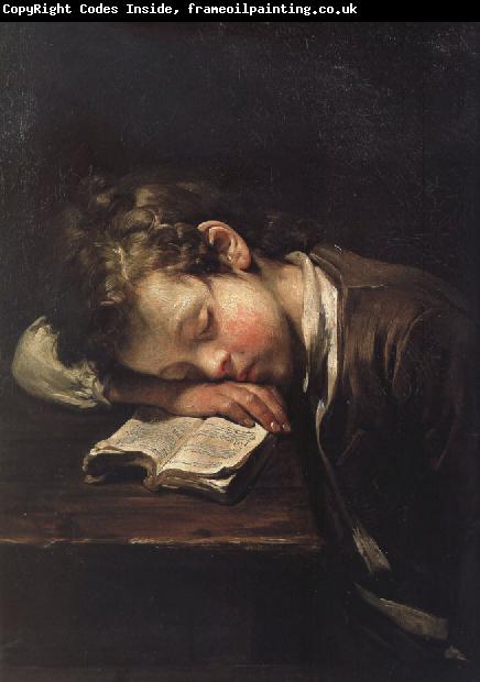 Jean Baptiste Greuze la petit paresseux